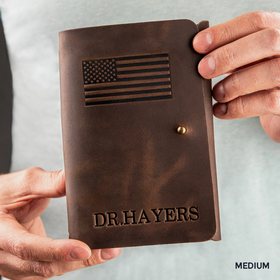 Блокнот "Rivet" з застібкою-гвинт кобурний