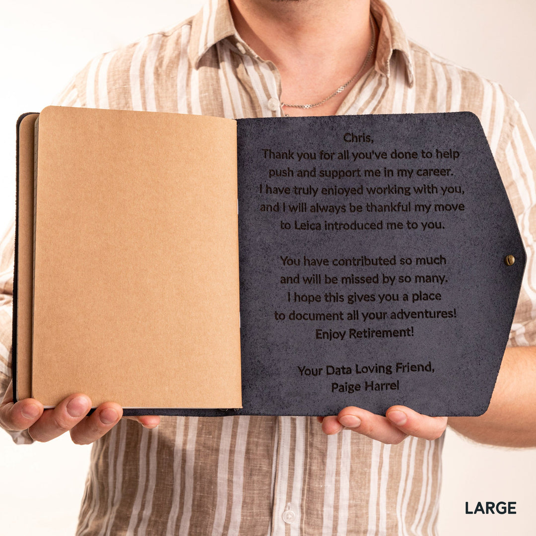 Блокнот "Rivet" з застібкою-гвинт кобурний