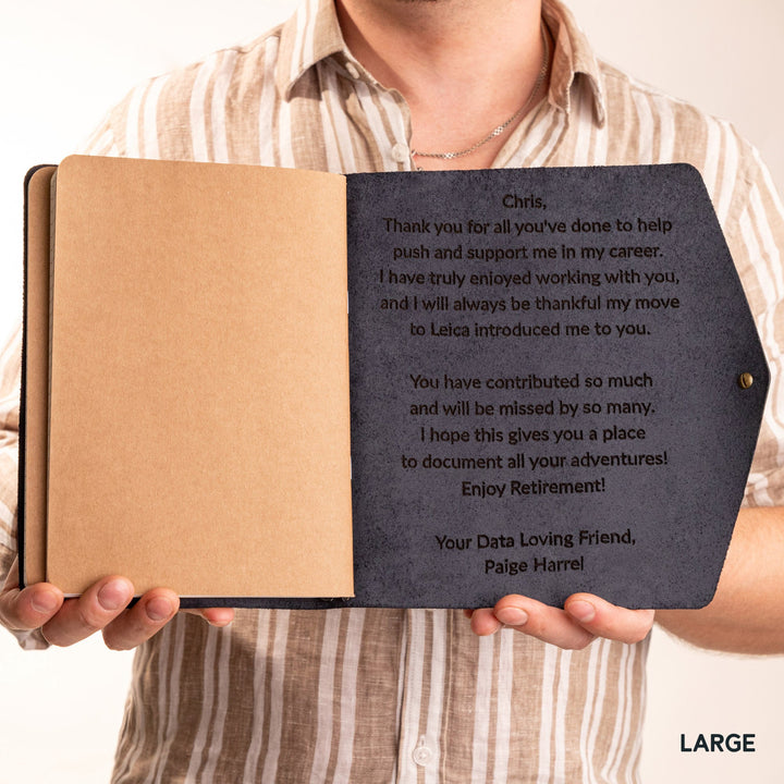 Блокнот "Rivet" з застібкою-гвинт кобурний